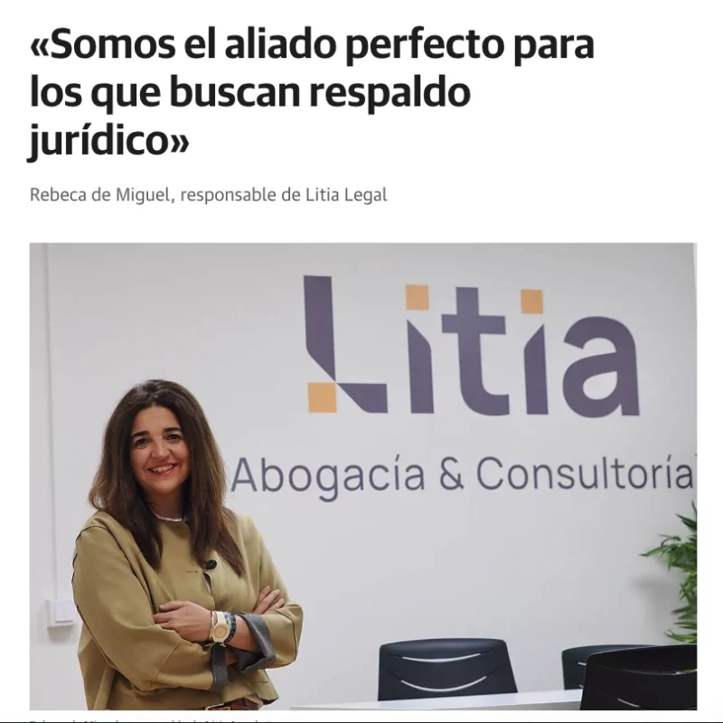 Publicación en El Norte de Castilla Litia Legal