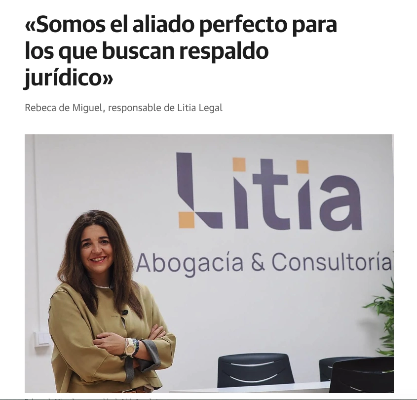 Publicación en El Norte de Castilla Litia Legal